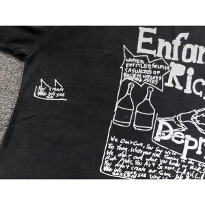 Enfants Riches Deprimes Bottles Washed T-Shirt