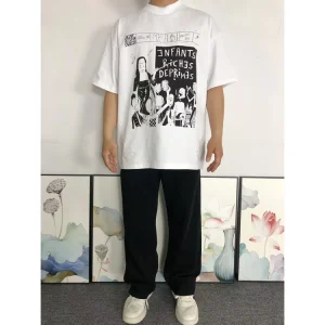 Enfants Riches Deprimes Cartoon Nun White T-Shirt