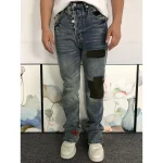 Enfants Riches Deprimes Corduroy Patch Blue Trousers