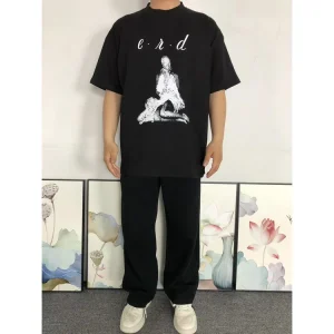 Enfants Riches Deprimes Cursive Figure Black T-Shirt