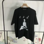 Enfants Riches Deprimes Cursive Figure Black T-Shirt