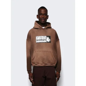 Enfants Riches Deprimes ERD Records Faded Brown Hoodie