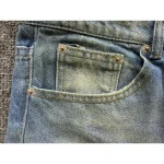 Enfants Riches Deprimes Flare Ripped Blue Trousers