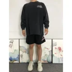 Enfants Riches Deprimes Hebrew Text Black Long Sleeve