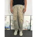 Enfants Riches Deprimes Paint Splatter Cream Trousers