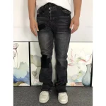 Enfants Riches Deprimes Patchwork Dark Trousers
