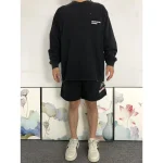 Enfants Riches Deprimes Pocket Logo Black Long Sleeve