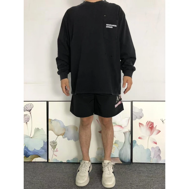Enfants Riches Deprimes Pocket Logo Black Long Sleeve Enfants Riches Deprimes Pocket Logo Black Long Sleeve