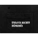 Enfants Riches Deprimes Pocket Logo Black Long Sleeve