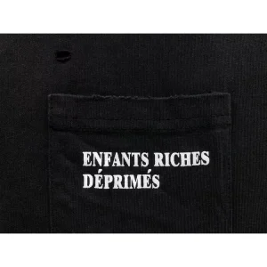 Enfants Riches Deprimes Pocket Logo Black Long Sleeve