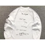 Enfants Riches Deprimes Protest Scene White Long Sleeve