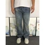 Enfants Riches Deprimes Stained Wash Blue Trousers
