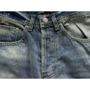 Enfants Riches Deprimes Stained Wash Blue Trousers