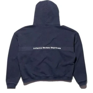 Erd Yes I Do Believe In God Navy Blue Hoodie