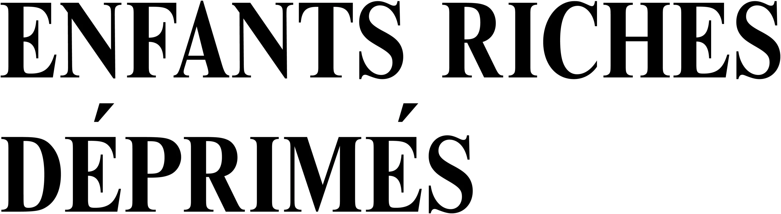 enfants riches déprimés logo